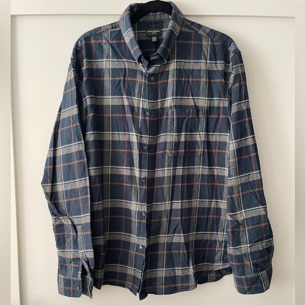 Club Monaco Plaid Shirt